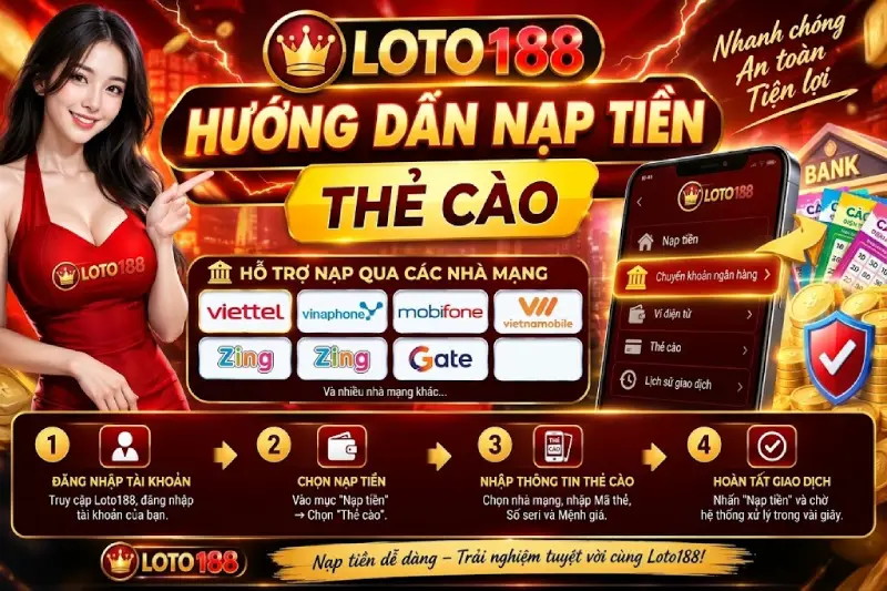 Hướng dẫn nạp tiền thẻ cào